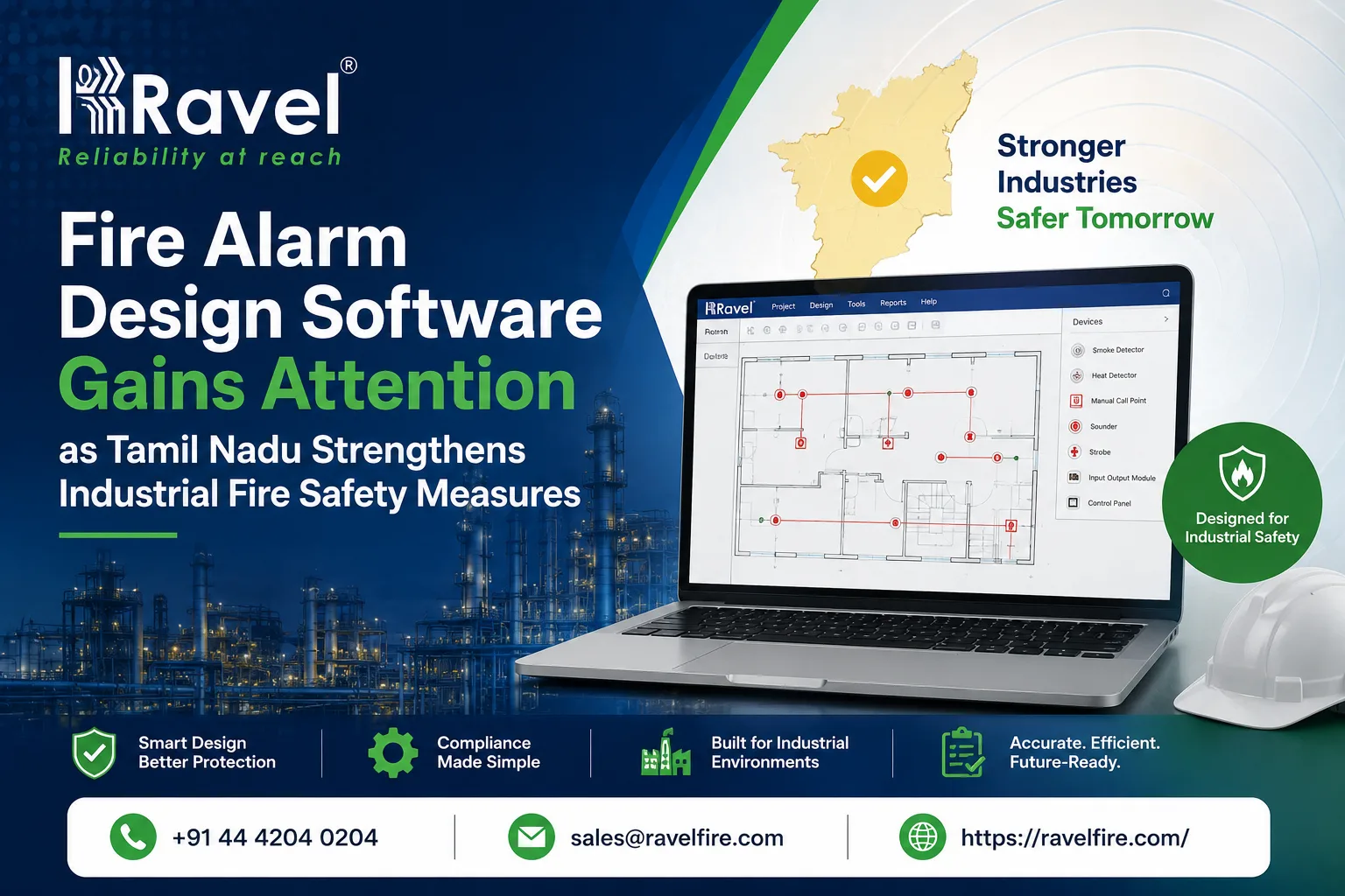 Fire Alarm Design Software Gains Attention as Tamil Nadu Strengthens Industrial Fire Safety Measures