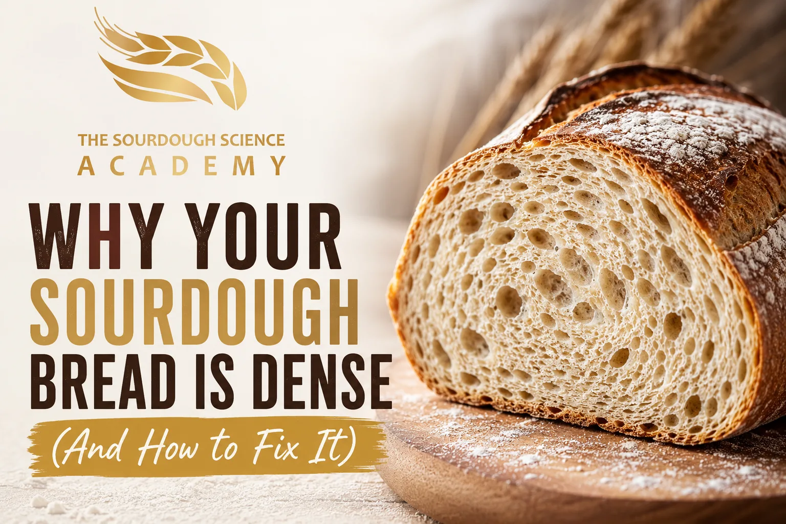 Why Your Sourdough Bread Is Dense (And How to Fix It)