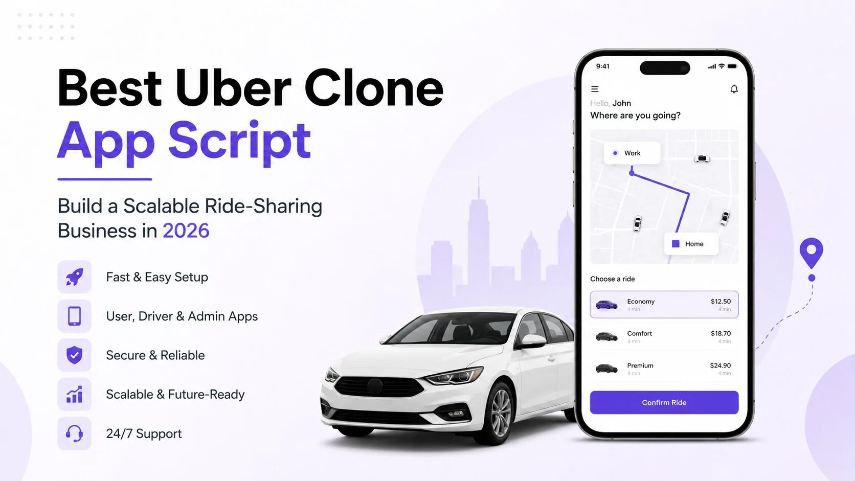 Best Uber Clone App Script: Build a Scalable Ride-Sharing Business in 2026