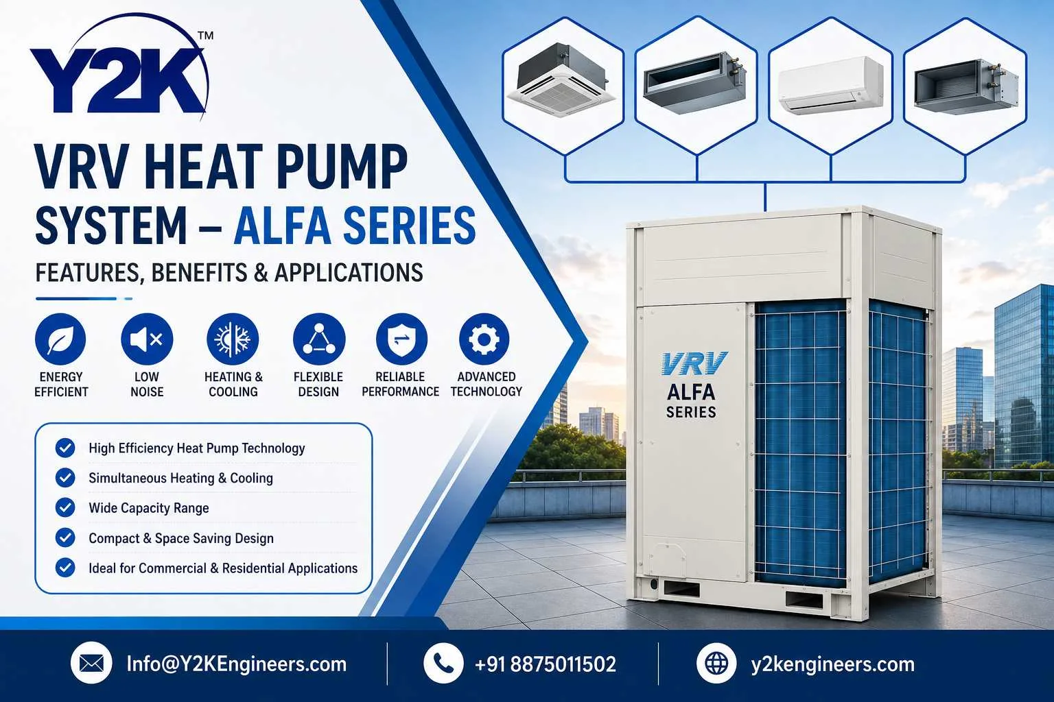 VRV Heat Pump System – Alfa Series: Features, Benefits & Applications