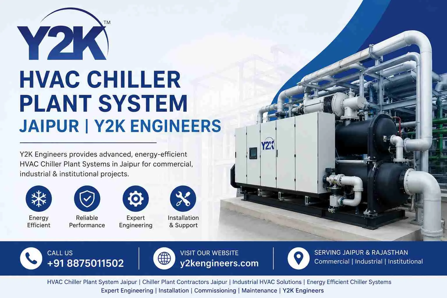 HVAC Chiller Plant System Jaipur | Y2K Engineers