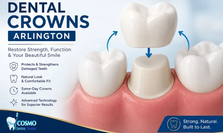 Dental Crowns Arlington: Restore Your Smile with Strength and Confidence