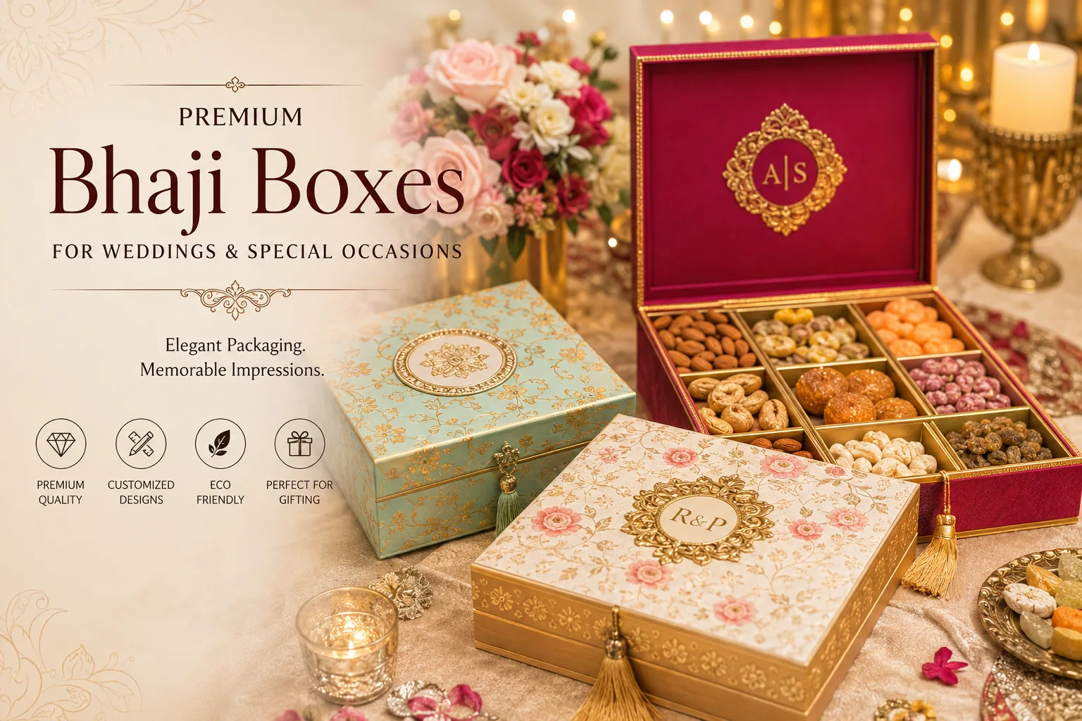 Customized Bhaji Boxes – A New Trend in Indian Weddings and Gifting