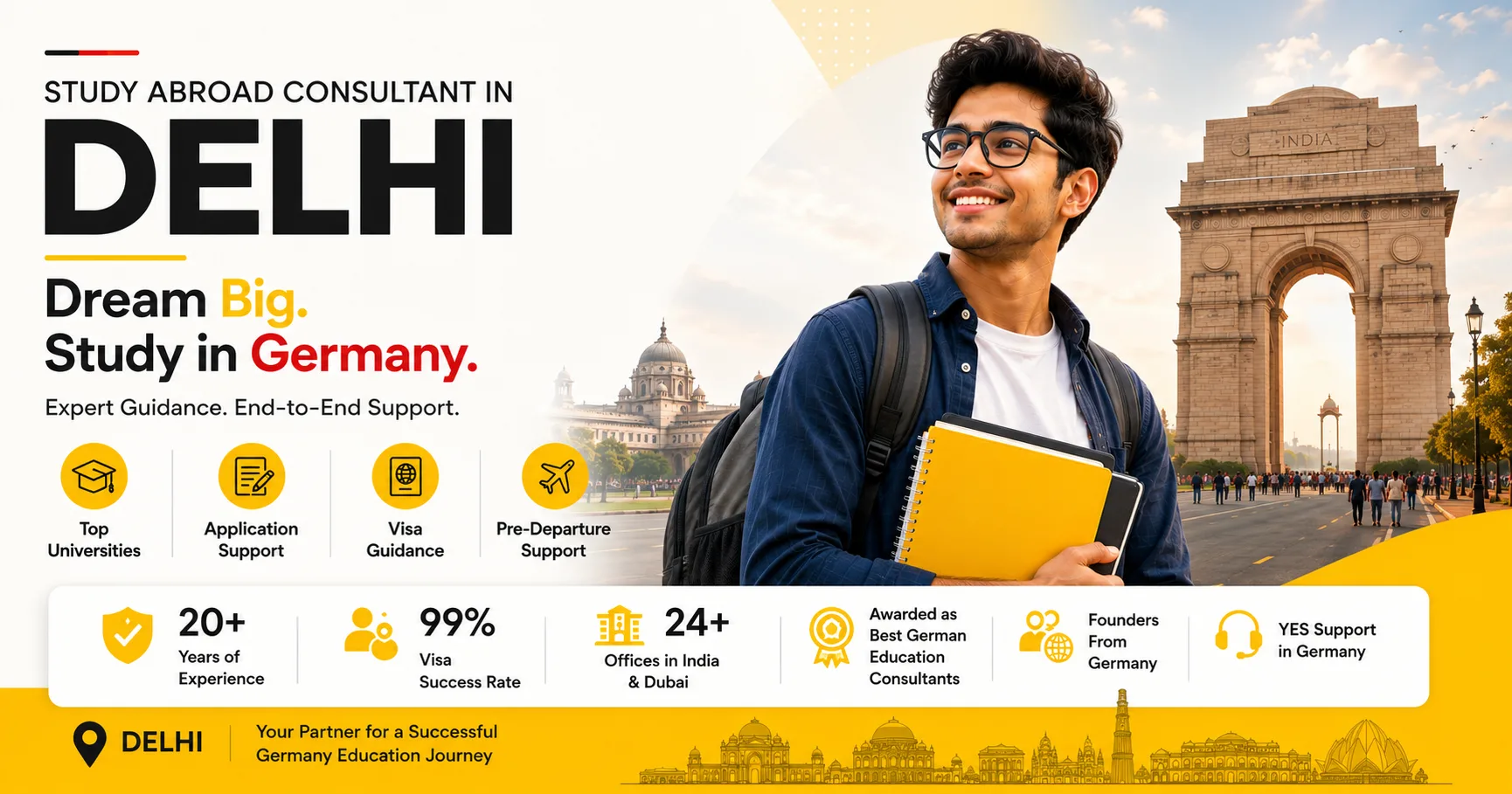 Study Abroad Consultant in Delhi – Helping Students Plan Their Germany Journey
