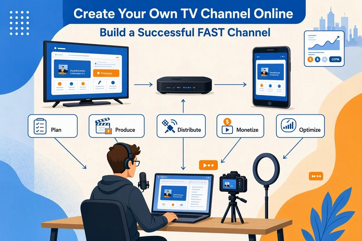 How to Create Your Own TV Channel Online and Build a Successful FAST Channel