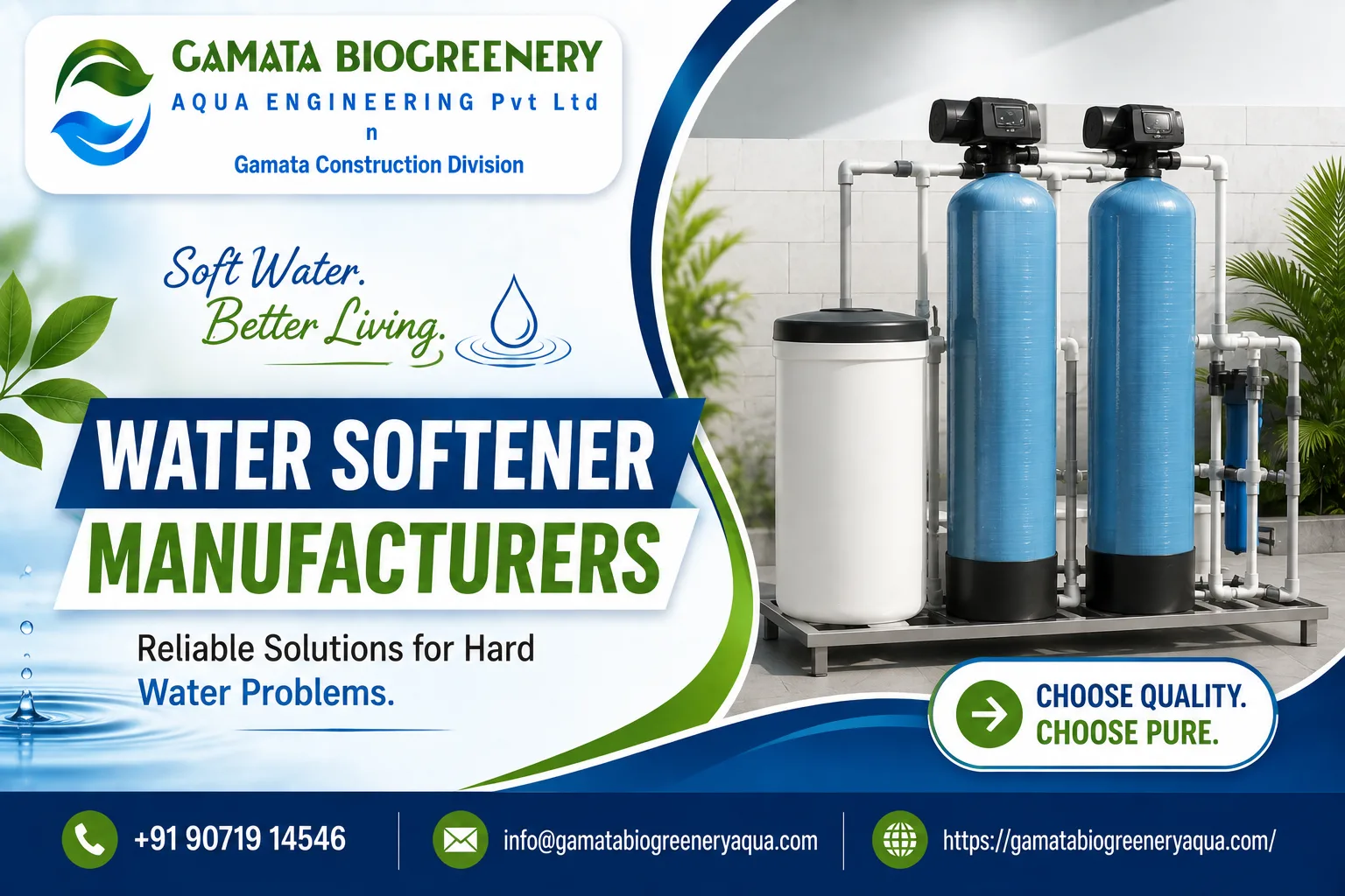 Modern Solutions for Water Softening and Industrial Effluent Treatment