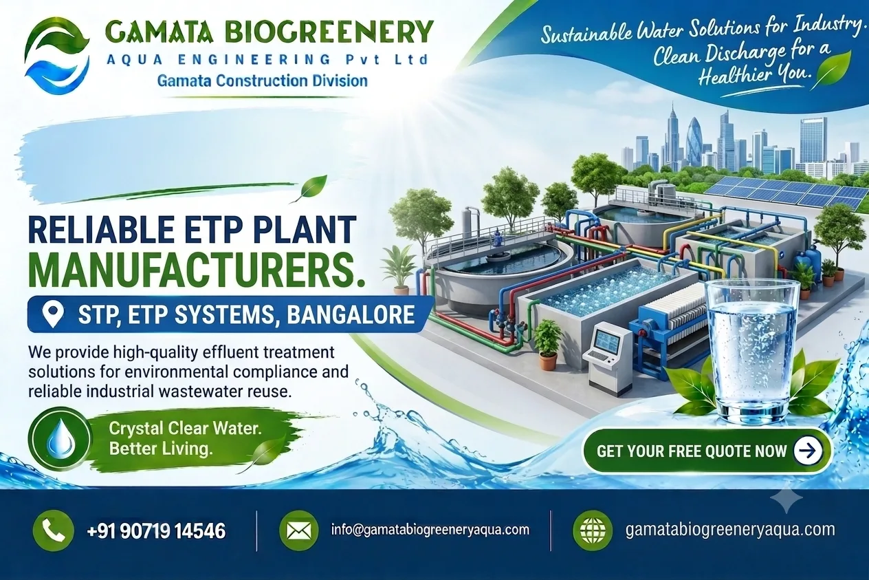 Complete Guide to ETP, STP and Water Softening Solutions in Bangalore