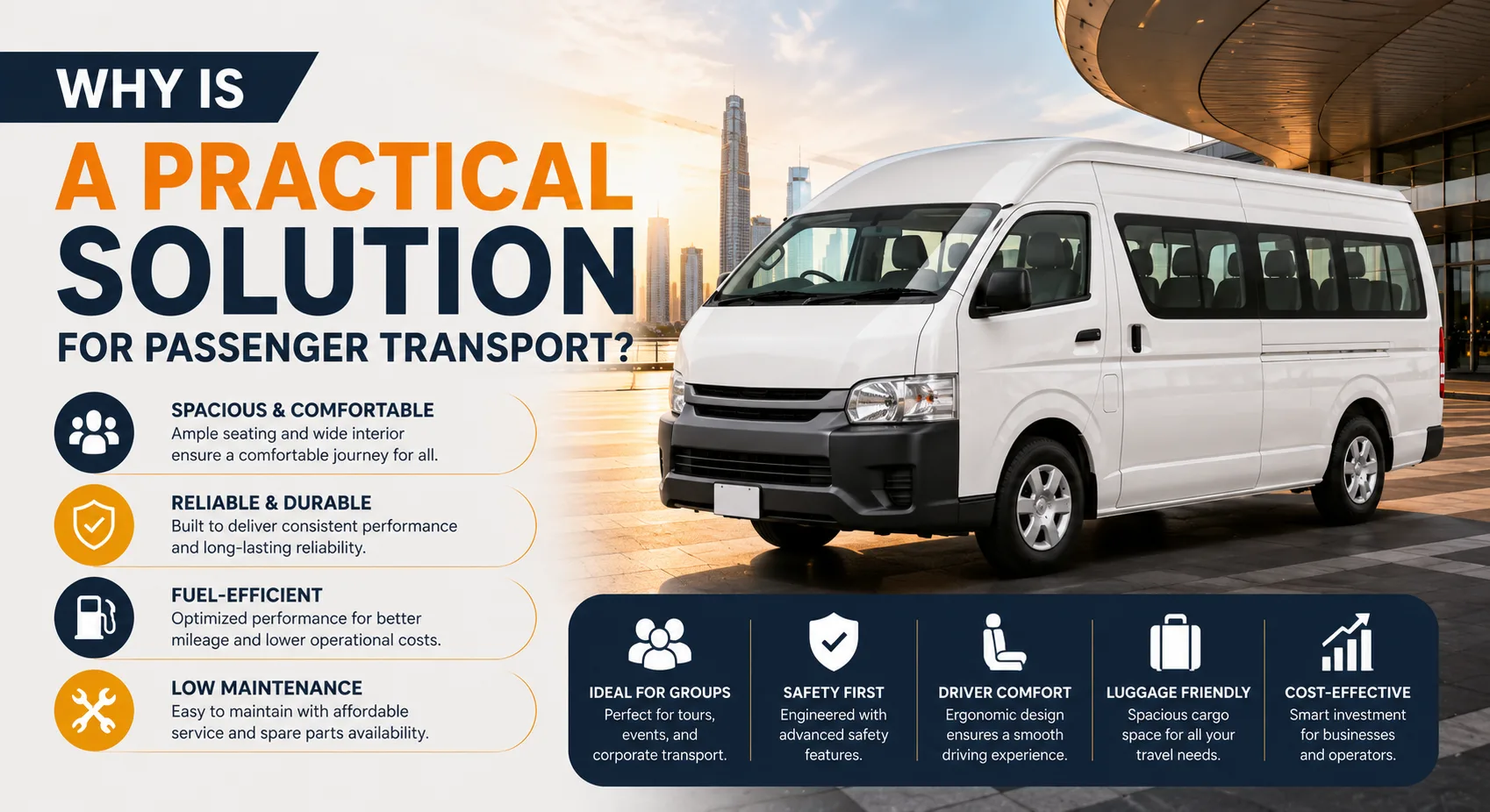 Why Is Toyota Hiace a Practical Solution for Passenger Transport?