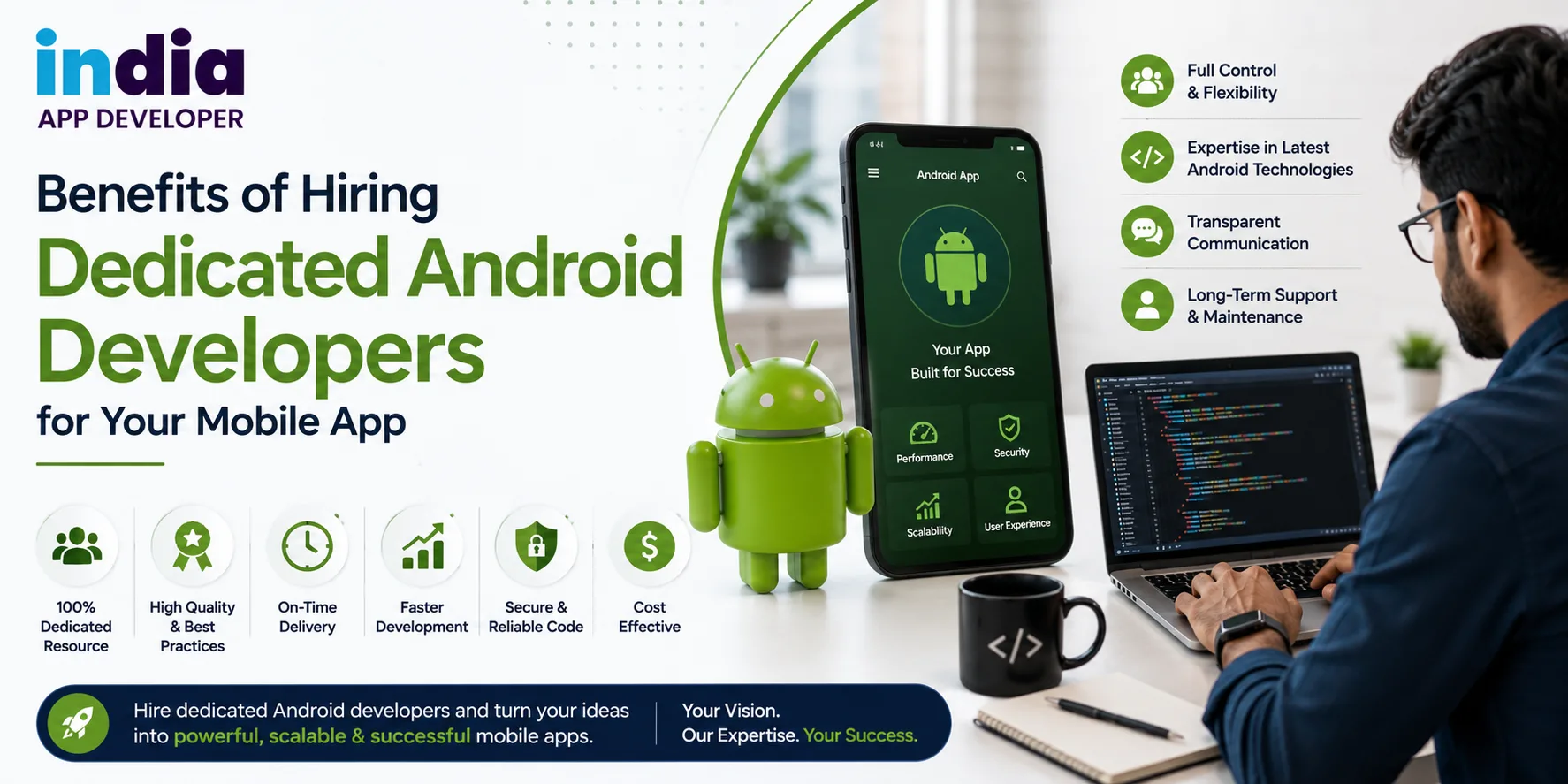 Benefits of Hiring Dedicated Android Developers for Your Mobile App