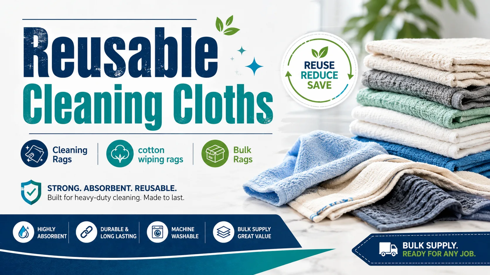 Cotton Wiping Rags: The Everyday Cleaning Essential Every Industry Relies On