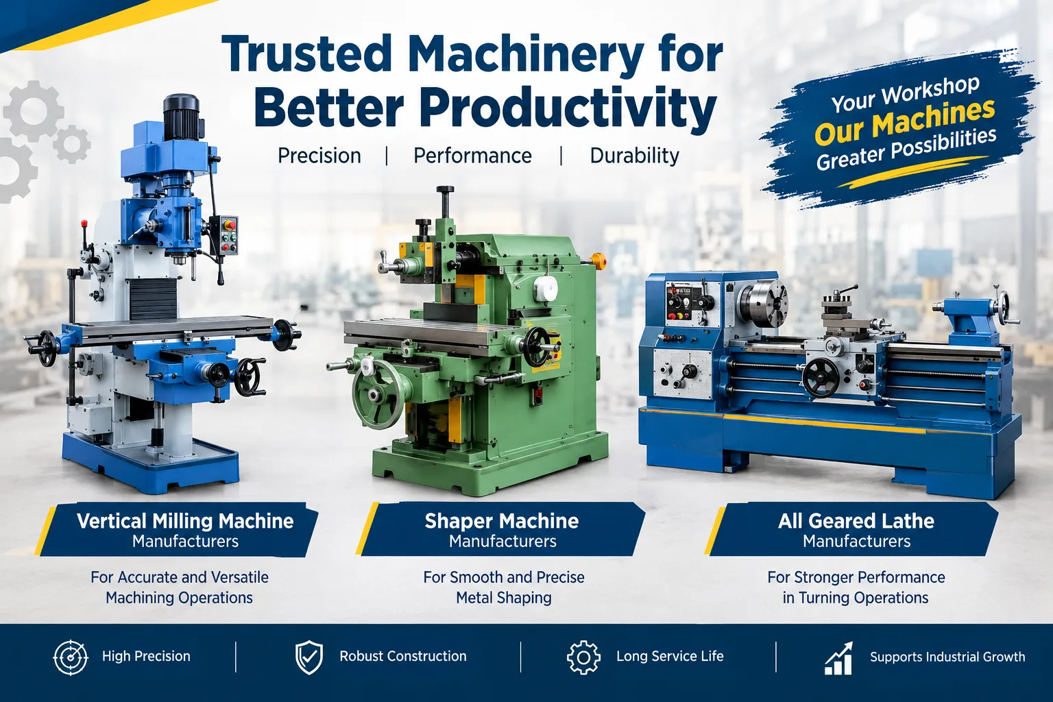 Vertical Milling Machine Manufacturers for Industry