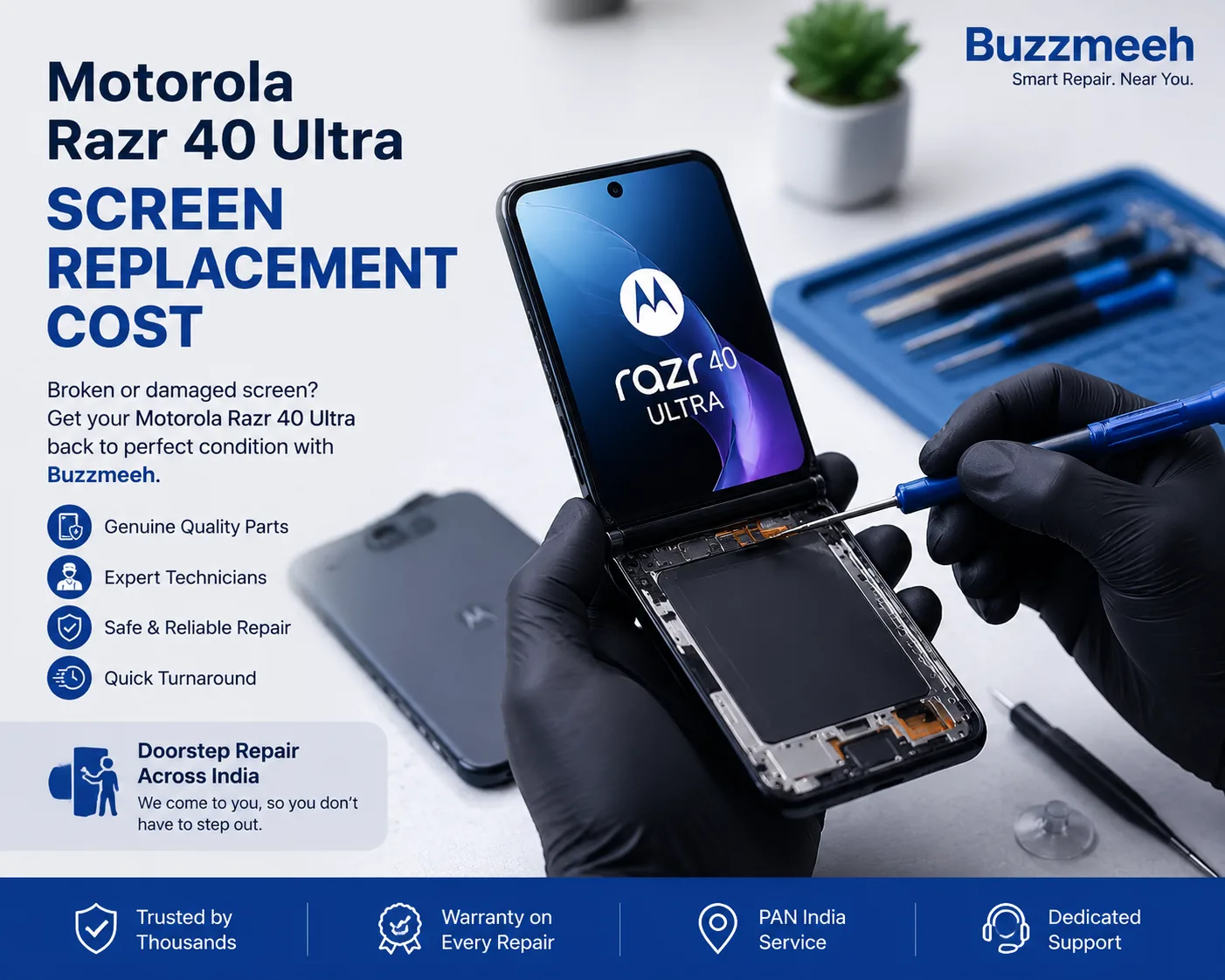 Motorola Razr 40 Ultra Screen Replacement Cost in India: What You Need to Know