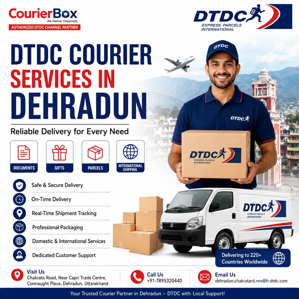 DTDC Courier Services in Dehradun – Fast, Safe, and Trusted Delivery Solutions