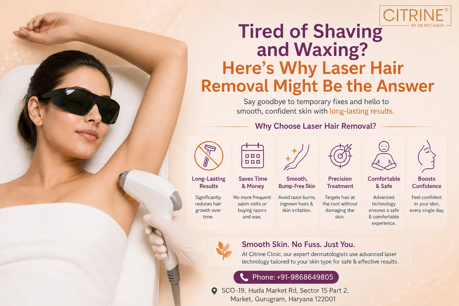Tired of Shaving and Waxing? Here's Why Laser Hair Removal Might Be the Answer