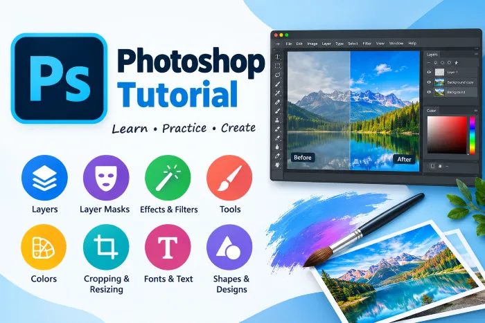 Photoshop Tutorial: Learn Photo Editing Step by Step