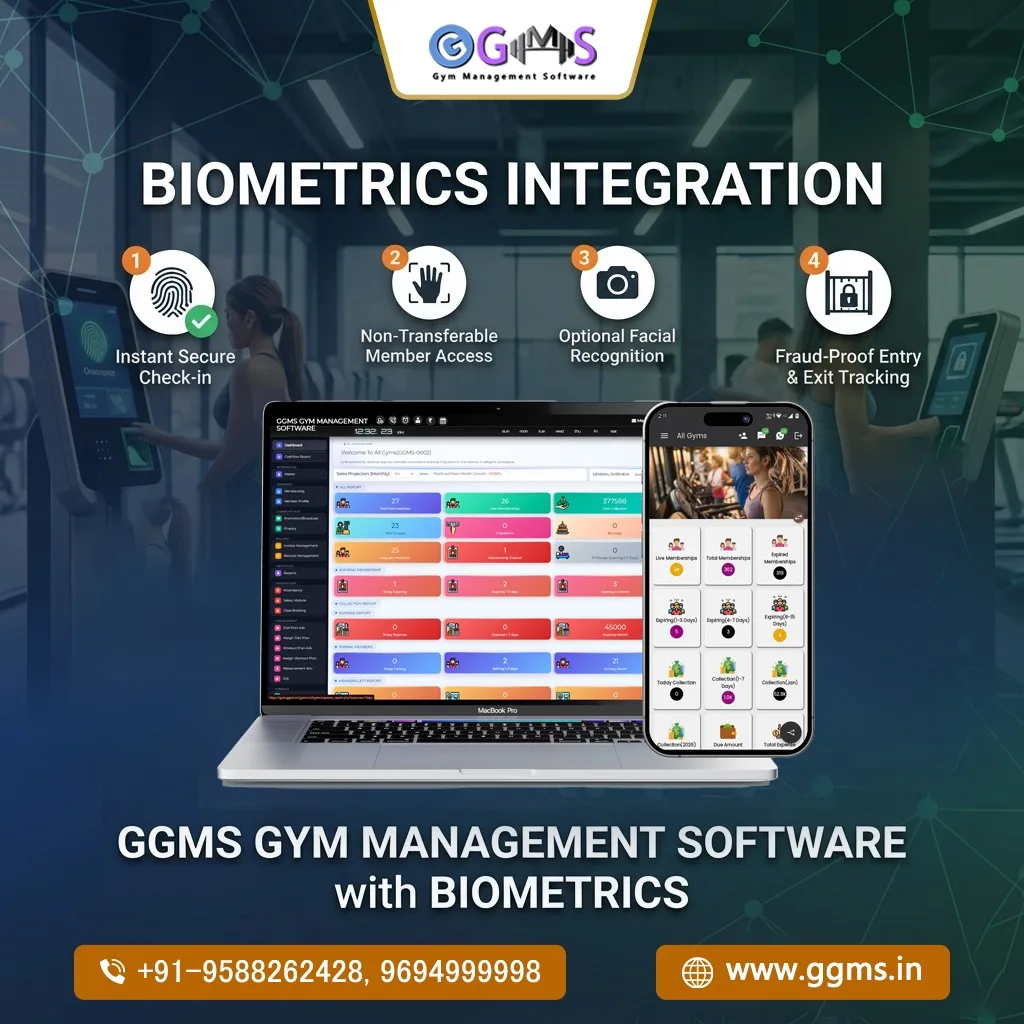 GGMS Gym Management Software with Biometrics Integration