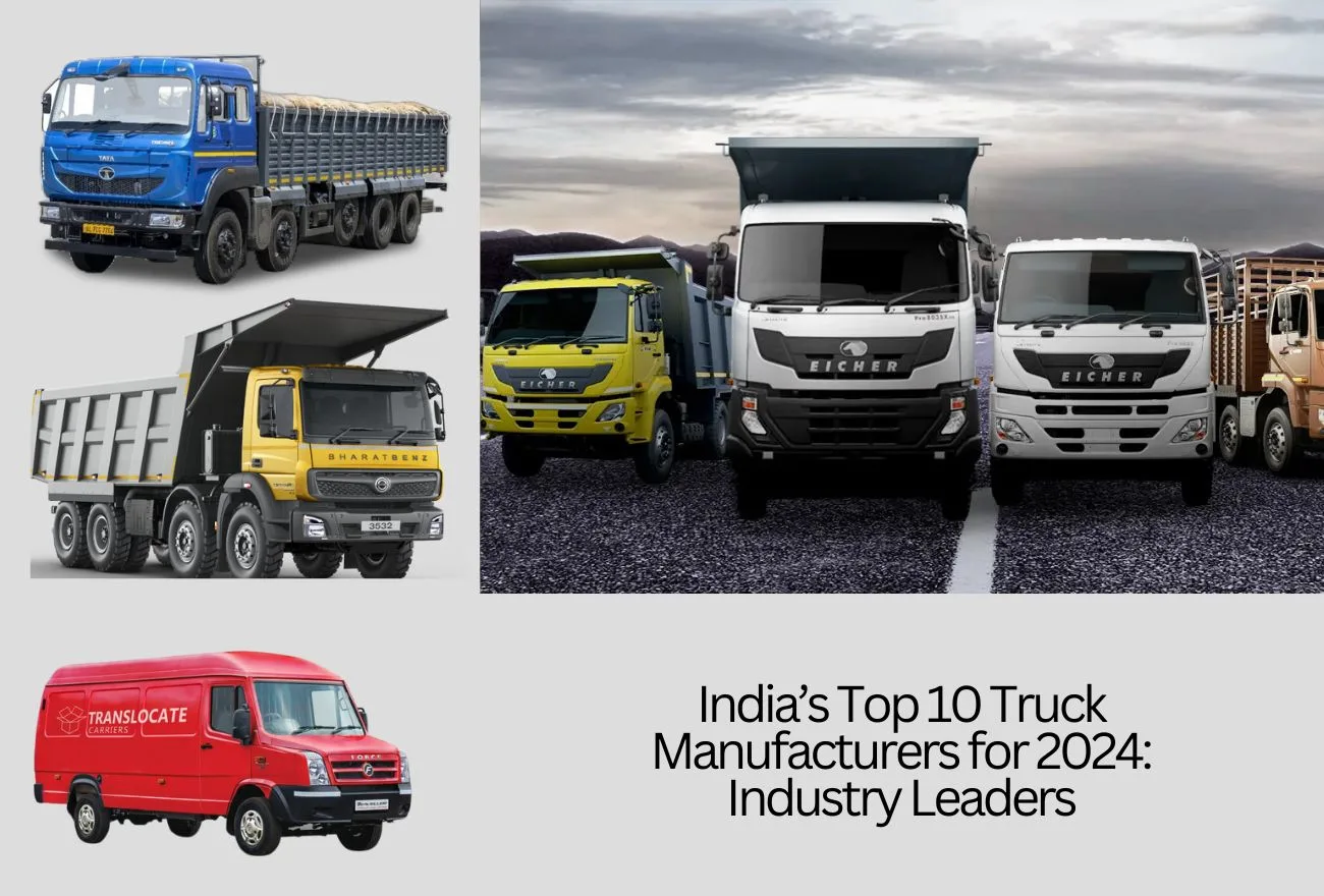 India’s Top 10 Truck Manufacturers for 2024: Industry Leaders