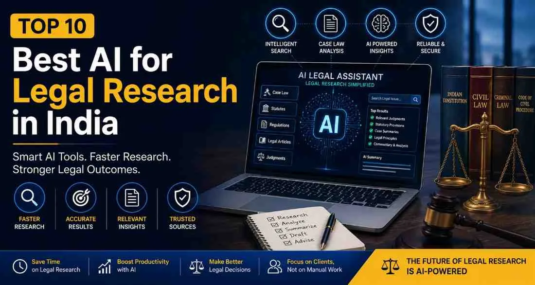 Top 10 Best AI for Legal Research in India
