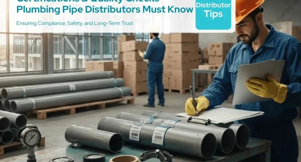 Certifications & Quality Checks Plumbing Pipe Distributors Must Know