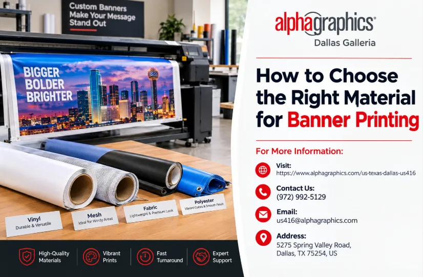 How to Choose the Right Material for Banner Printing