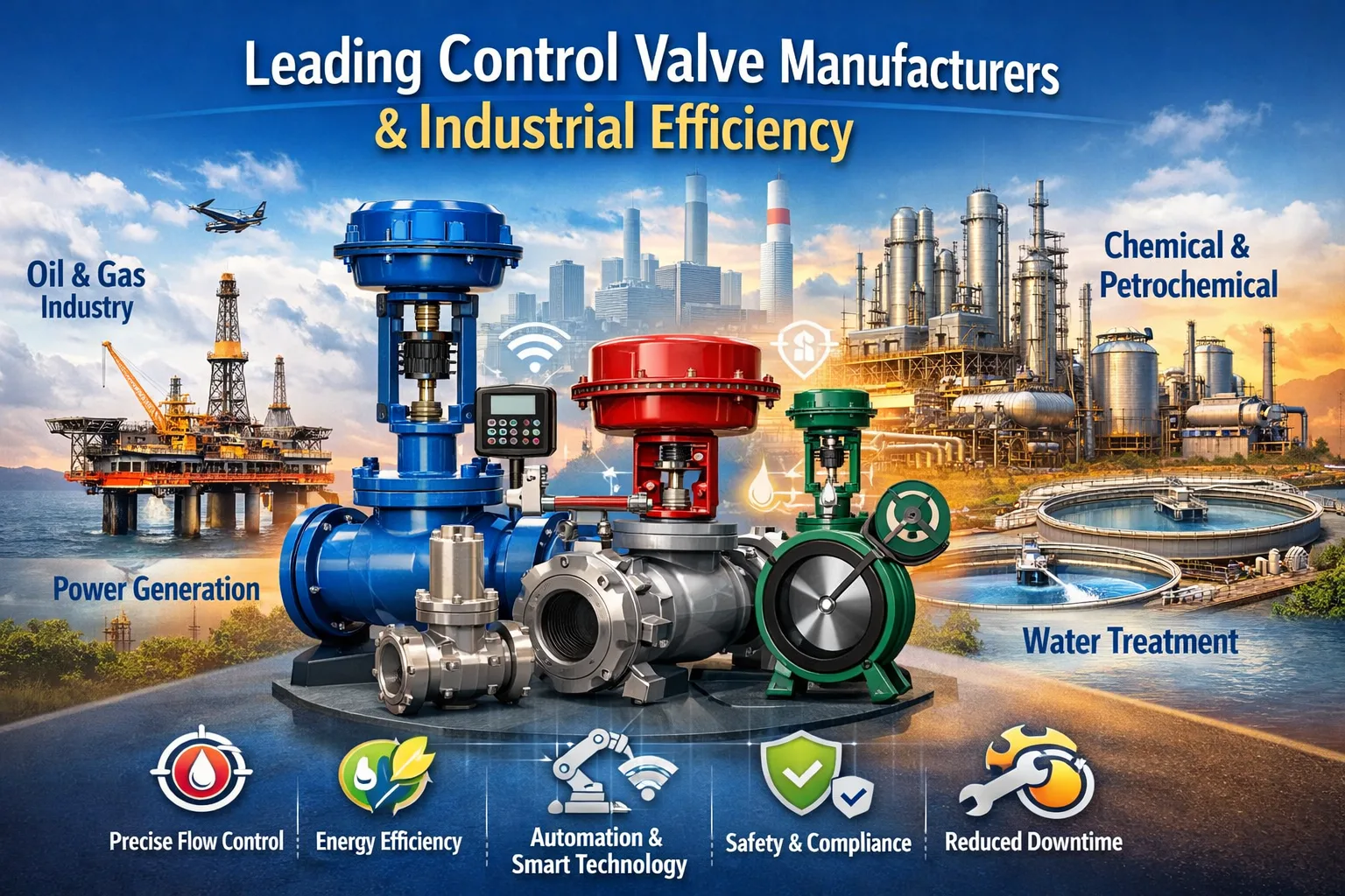 Leading Control Valve Manufacturers and Their Role in Industrial Efficiency