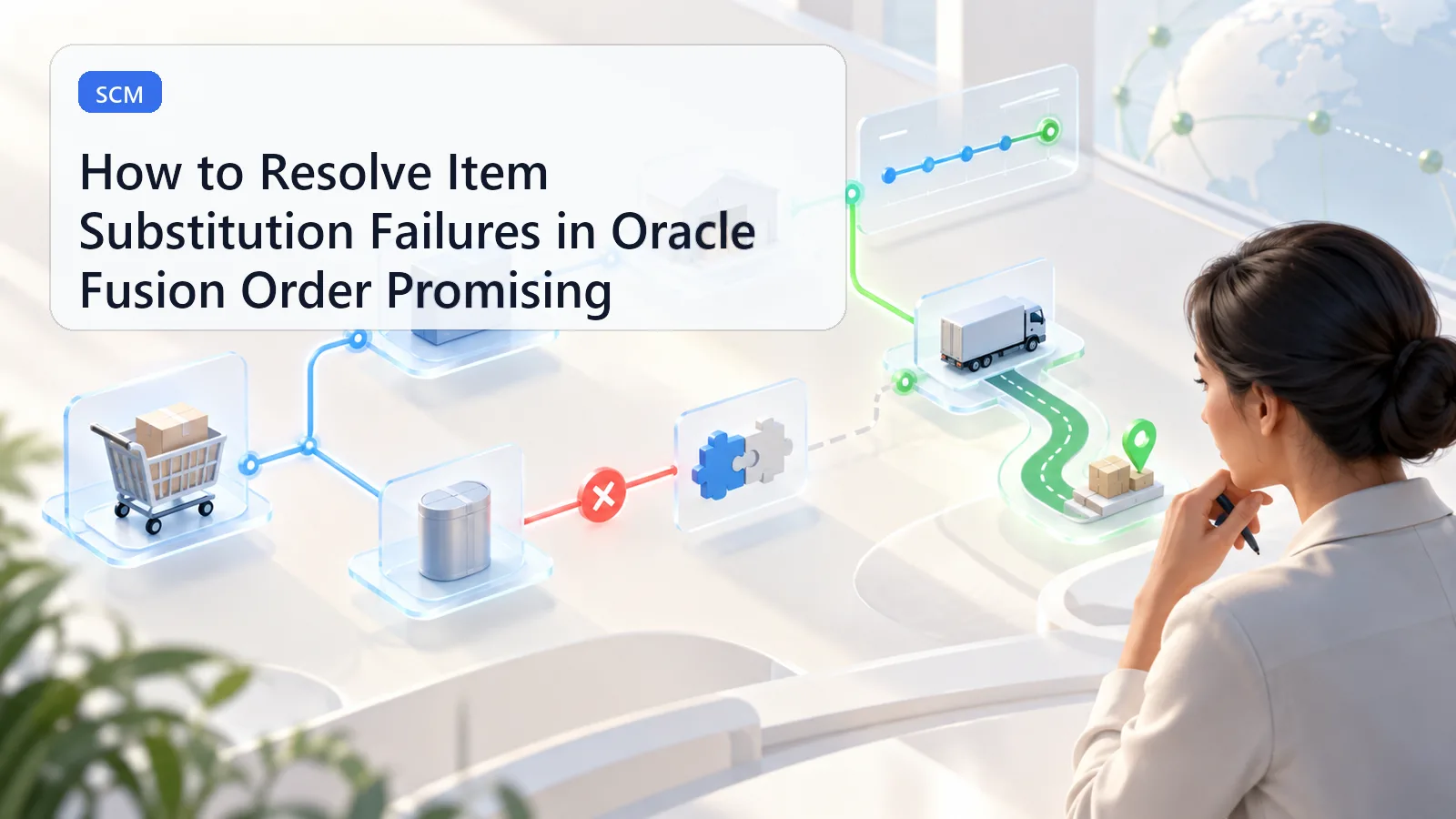 How to Resolve Item Substitution Failures in Oracle Fusion Order Promising