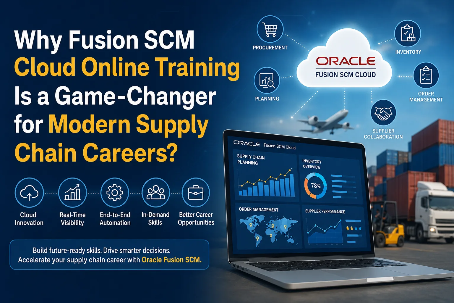 Why Fusion SCM Cloud Online Training Is a Game-Changer for Modern Supply Chain Careers?