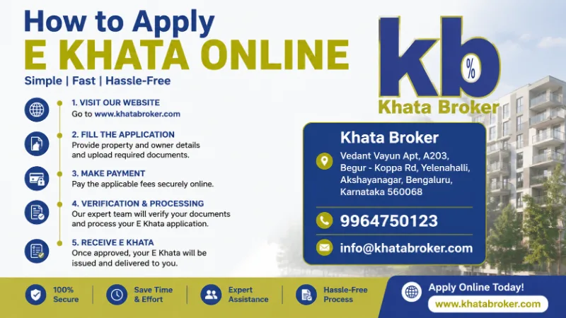 What Mistakes Should You Avoid When Applying e Khata Online? | Khata Broker