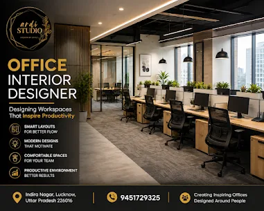 Luxury Office Interior Designer in Lucknow.