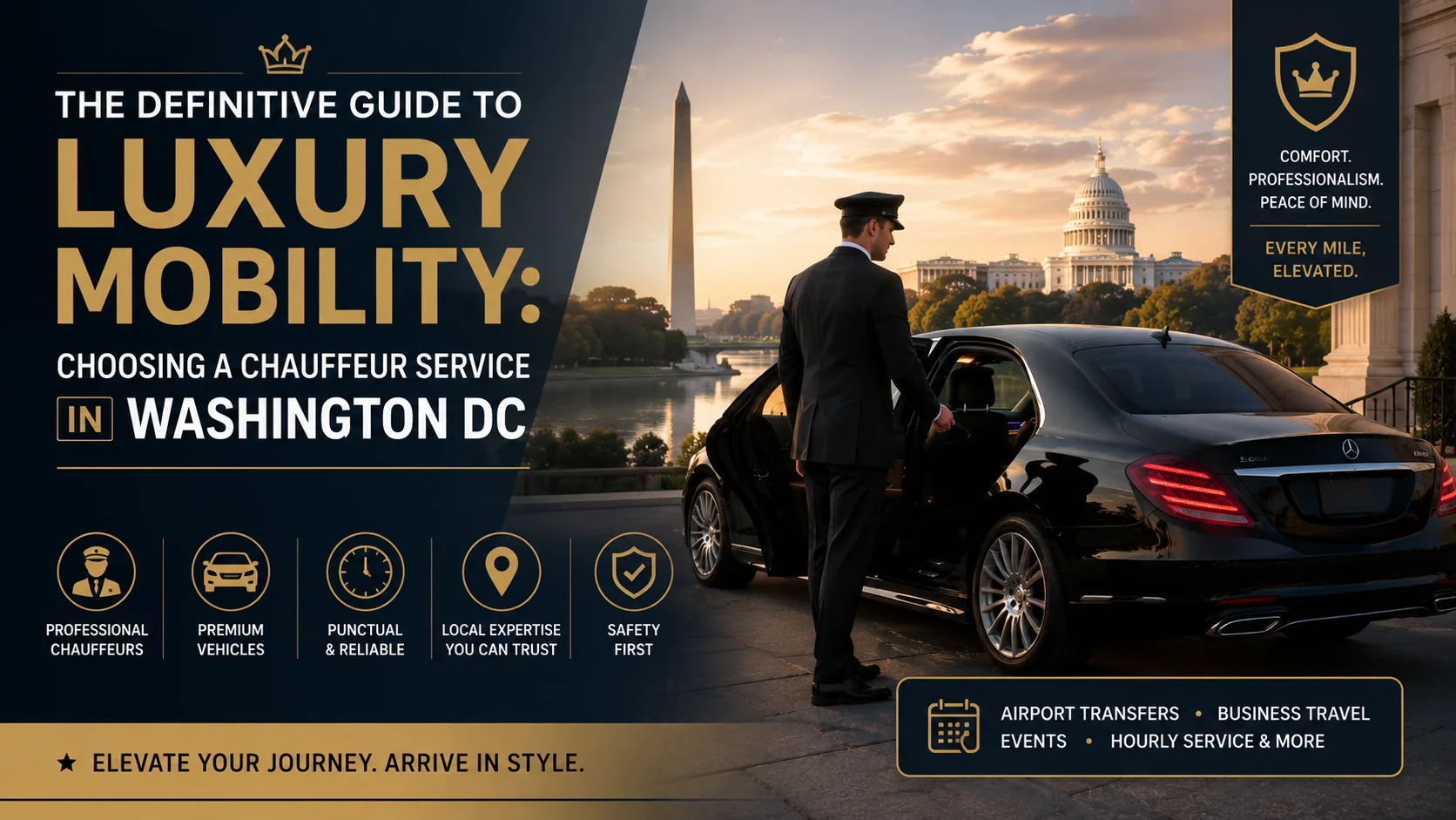 The Definitive Guide to Luxury Mobility: Choosing a Chauffeur Service in Washington DC