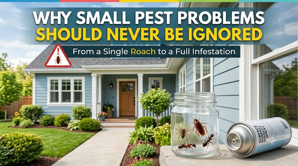 Why Small Pest Problems Should Never Be Ignored