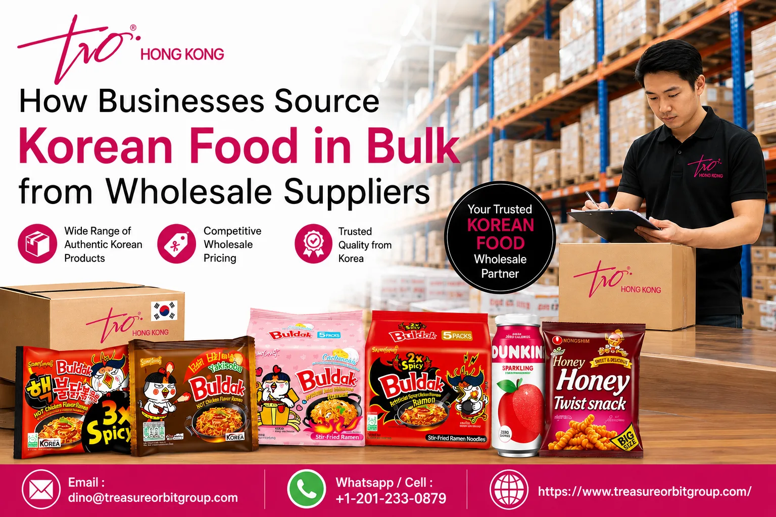 How Businesses Source Korean Food in Bulk from Wholesale Suppliers