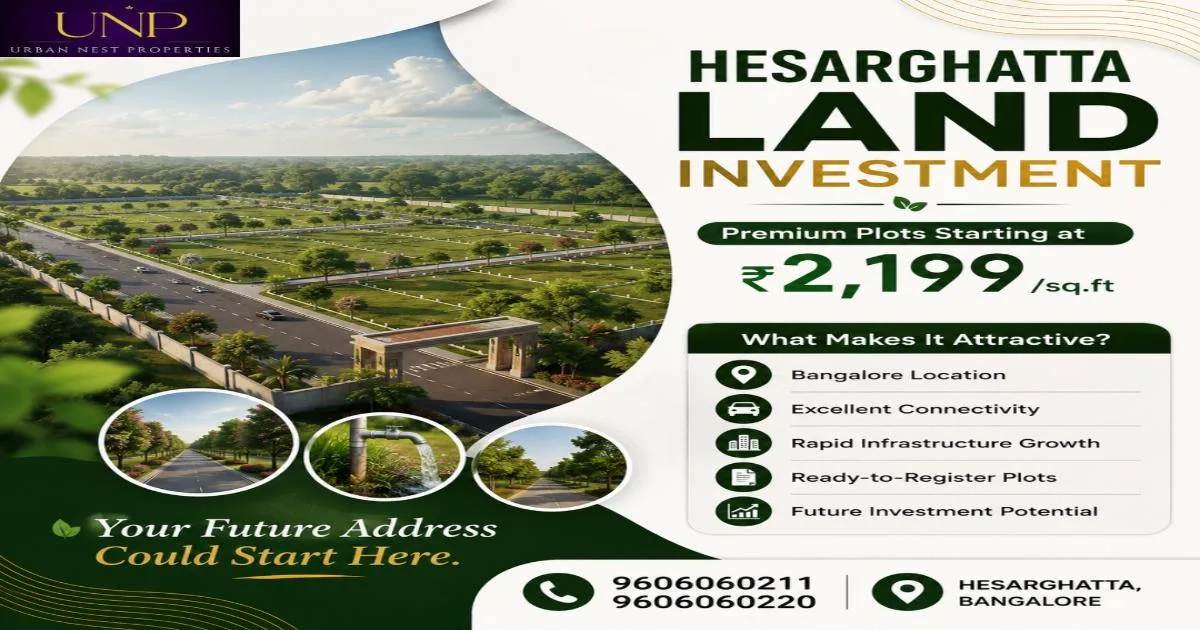 Farmland Investment Near Bangalore – Secure Your Future with Urban Nest Properties Investing in farmland near Bangalore is more than just owning land