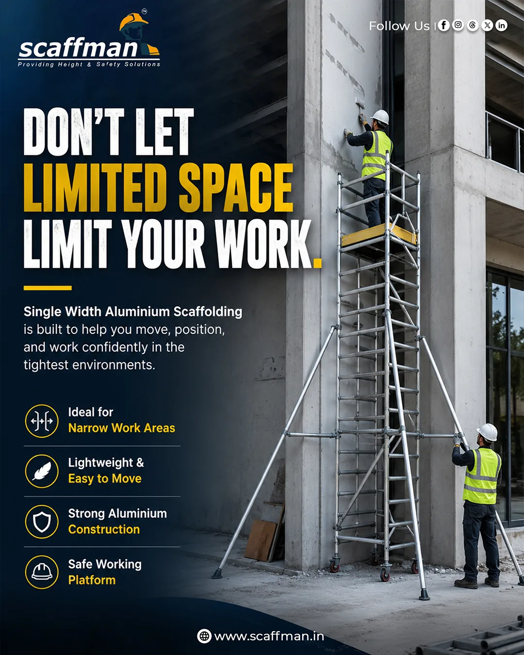Why Is Aluminium Scaffolding Essential for Modern Construction and Maintenance Projects in Bangalore?