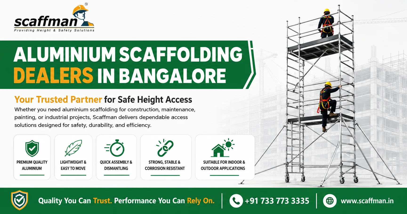 Why Renting Aluminium Scaffolding Is the Smart Choice for Construction and Maintenance Projects
