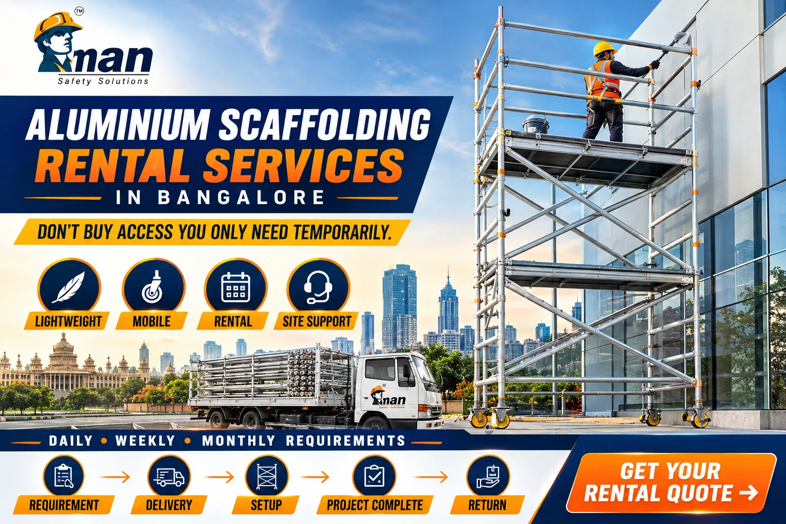 How to Choose the Right Aluminium Scaffolding for Construction Work in Bangalore?