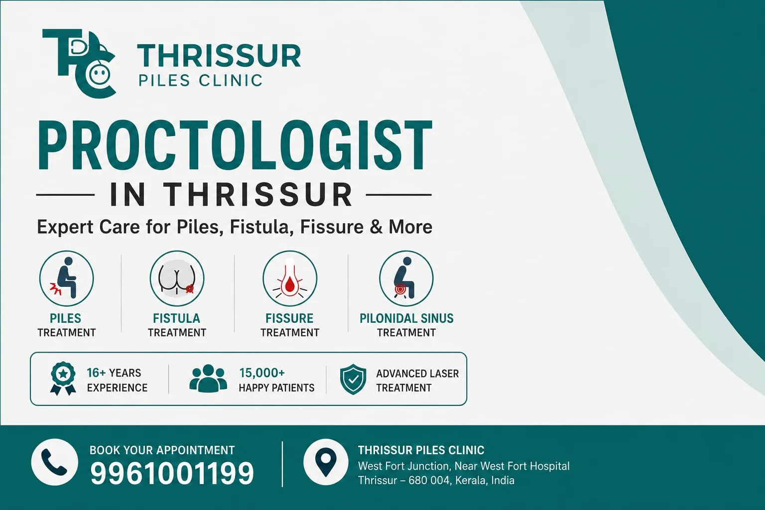 Proctologist in Thrissur – Get Relief from Piles, Fistula, Fissure & More | Dr. Raviram S.