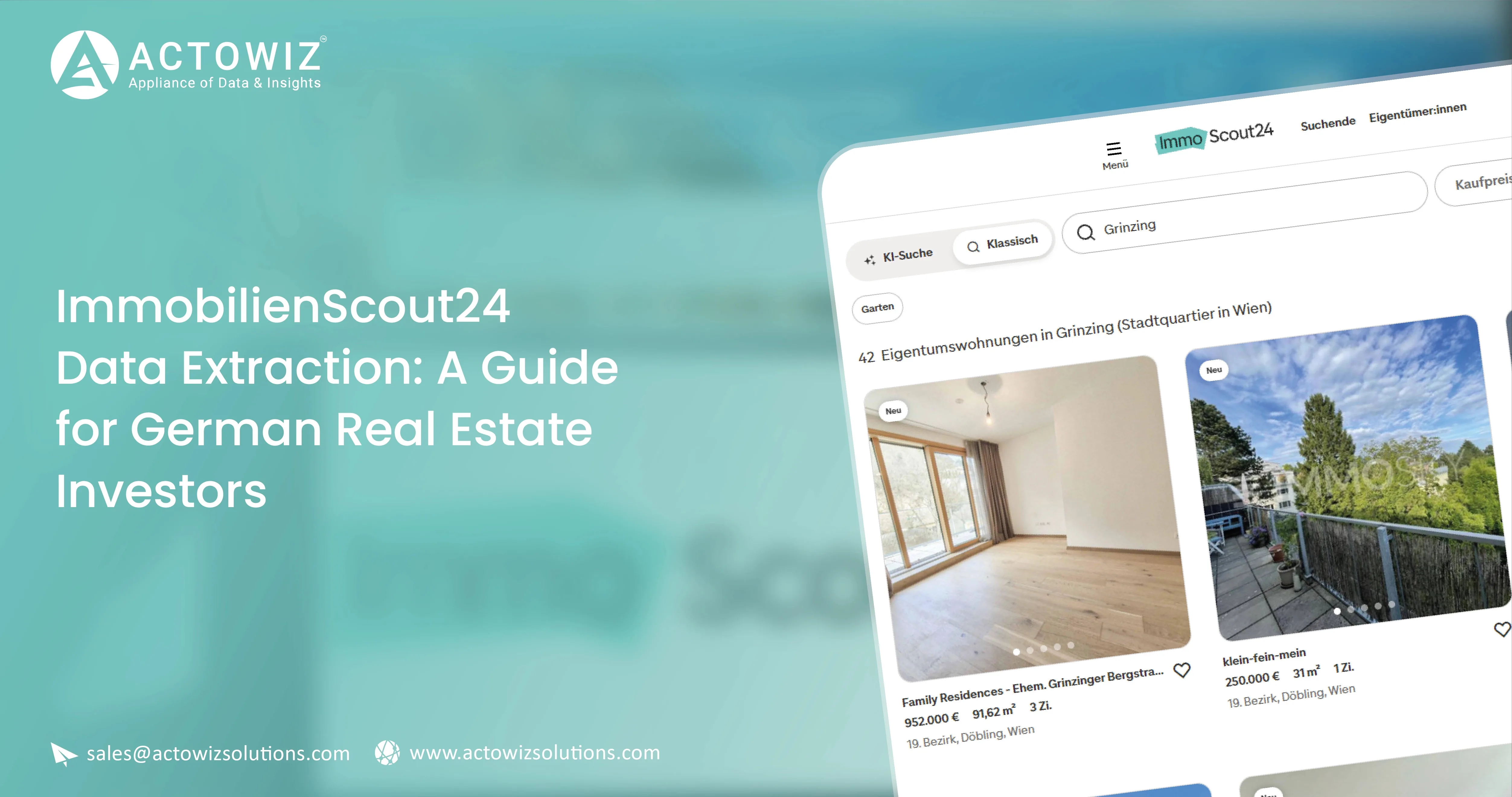 ImmobilienScout24 Data Extraction: German Investor Guide | Actowiz