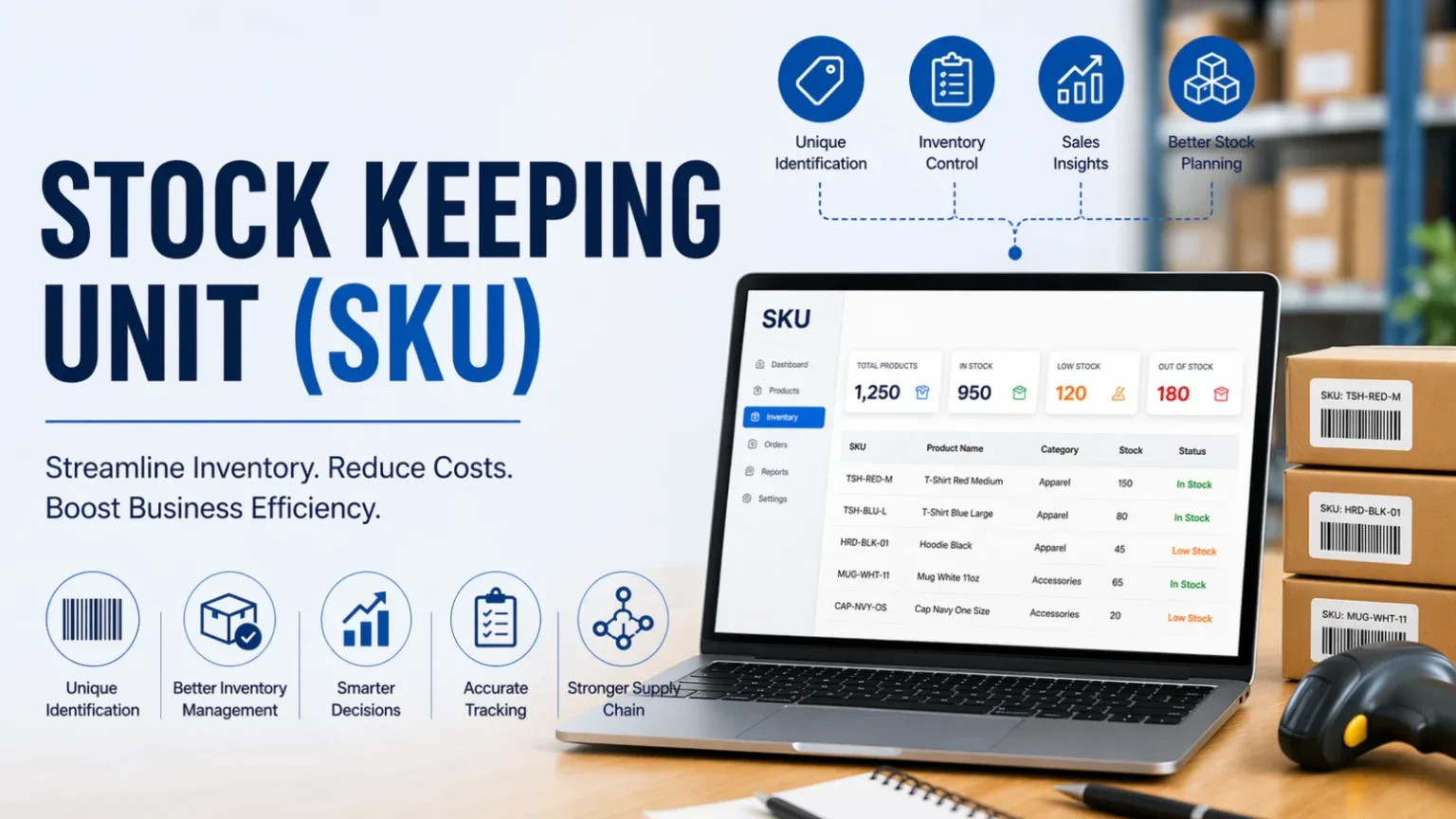 What Is a SKU (Stock Keeping Unit) and How Does It Work?