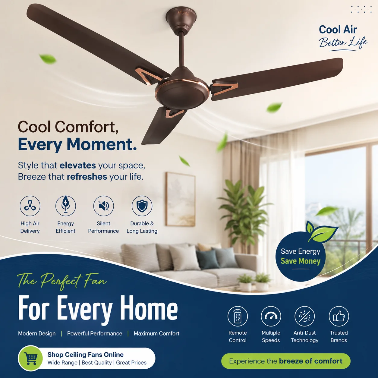 Ceiling Fan Online: The Smart Way to Shop for Comfort and Style