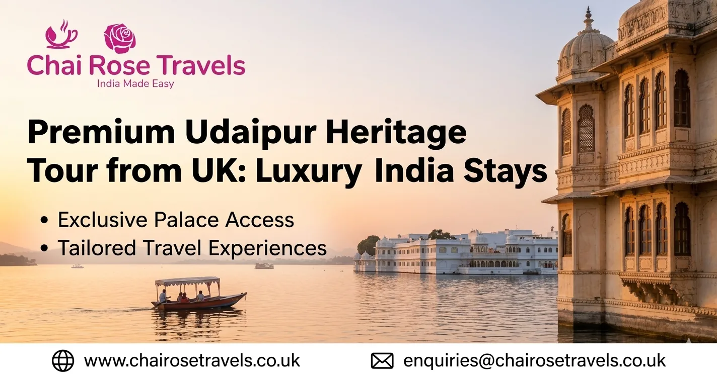 Premium Udaipur Heritage Tour from UK: Luxury India Stays
