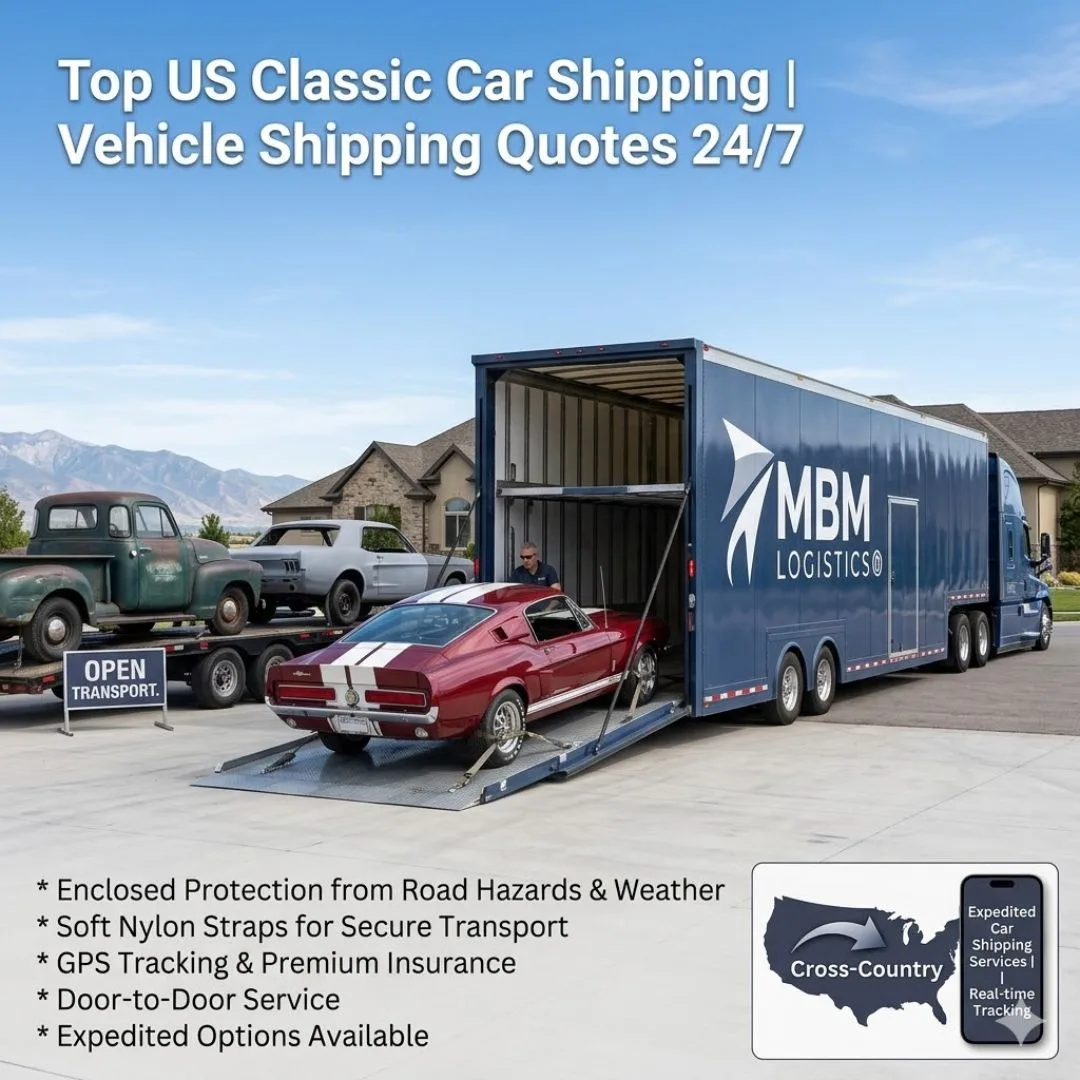 Top US Classic Car Shipping | Vehicle Shipping Quotes 24/7