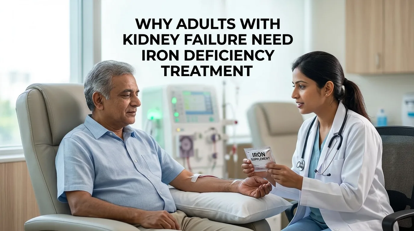Why Adults With Kidney Failure Need Iron Deficiency Treatment