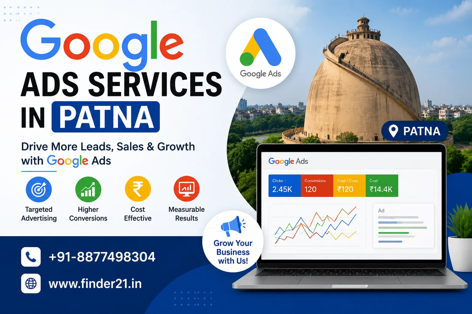 How Google Ads Services in Patna Help Businesses Generate Faster Leads