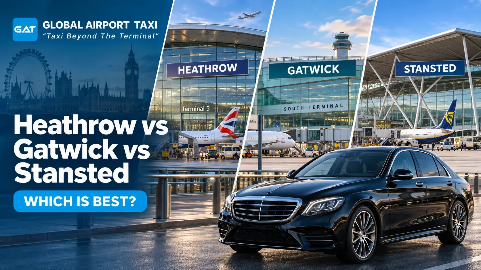 Which London Airport Is Closest to Central London?