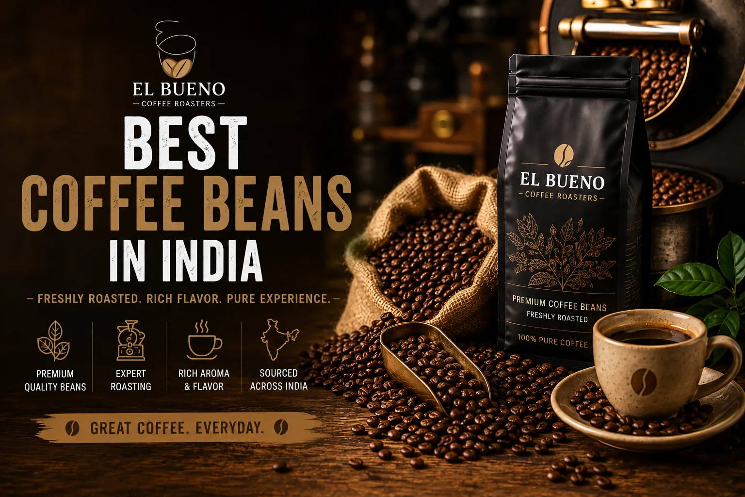 Best Coffee Beans in India - Discover Premium Flavor with El Bueno Coffee Roasters