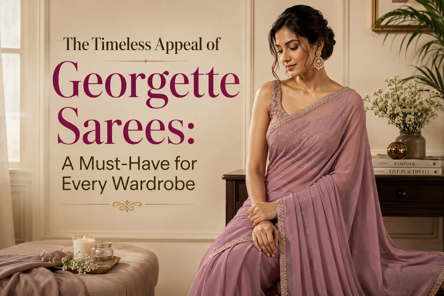 The Timeless Appeal of Georgette Sarees: A Must-Have for Every Wardrobe