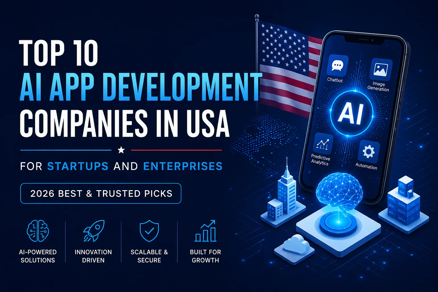 AI App Development Companies in the USA: Market Leaders Shaping the Future of Intelligent Applications in 2026
