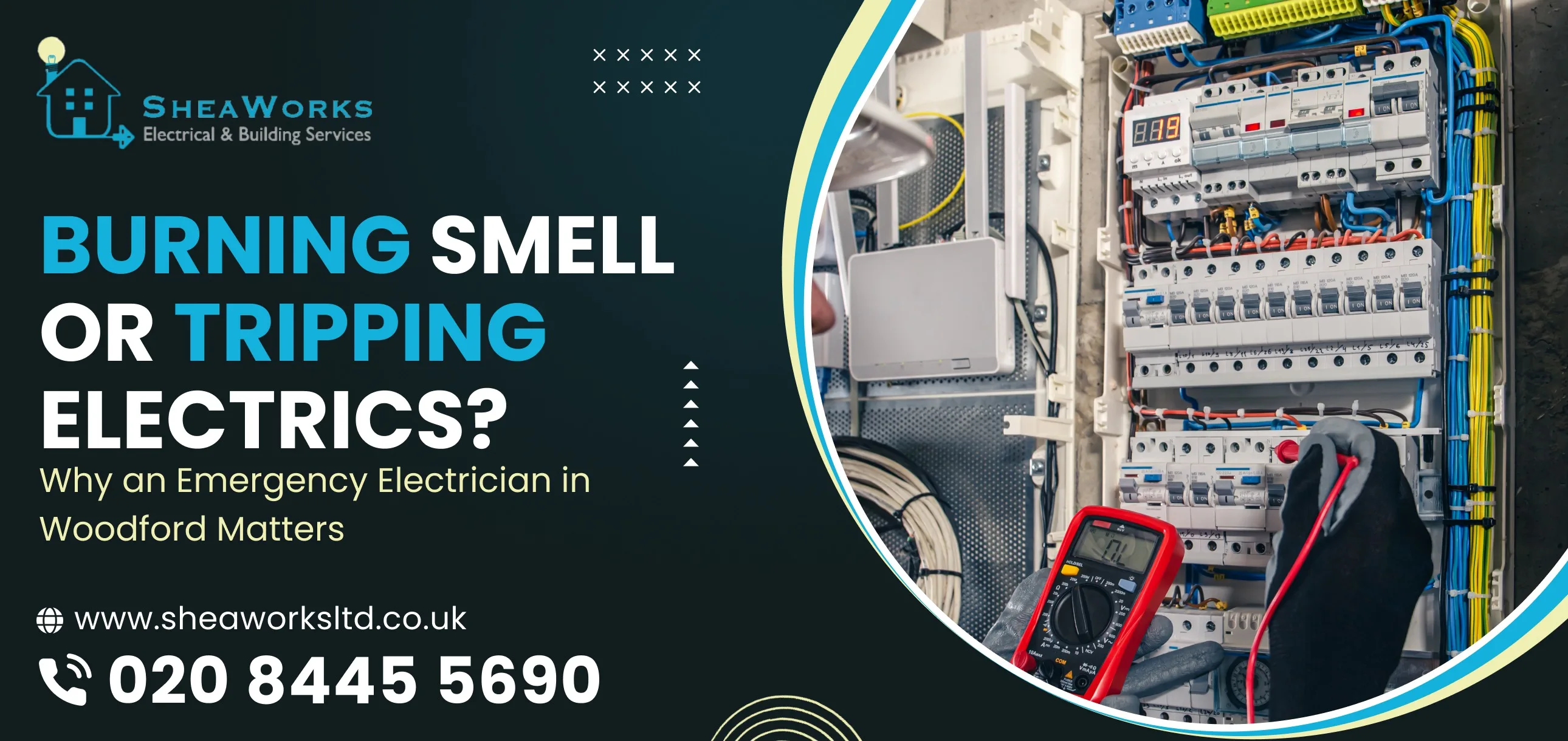 Burning Smell or Tripping Electrics? Why an Emergency Electrician in Woodford Matters
