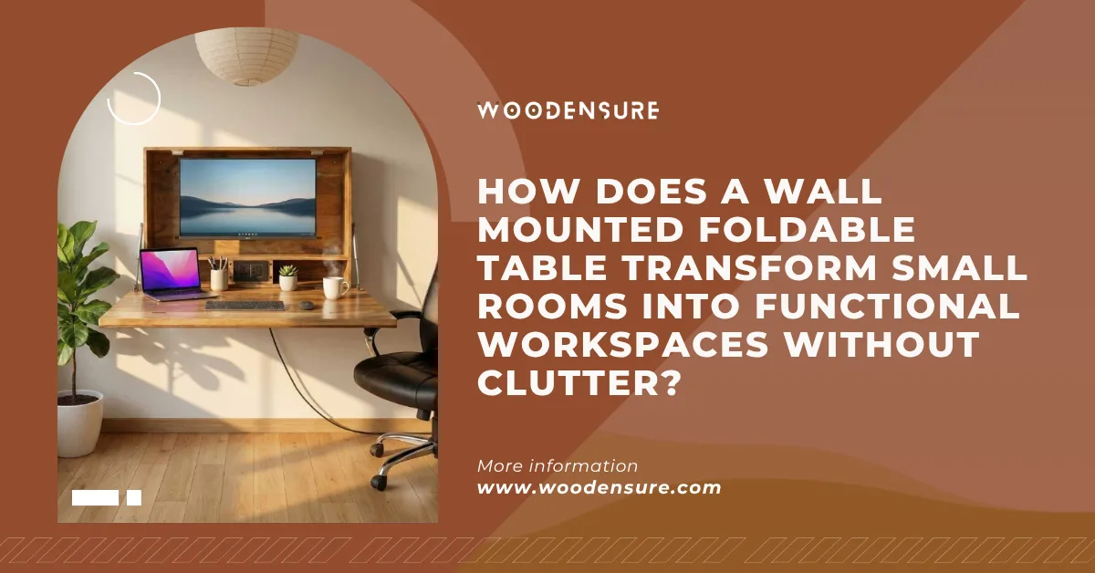 How Does a Wall Mounted Foldable Table Transform Small Rooms into Functional Workspaces Without Clutter?